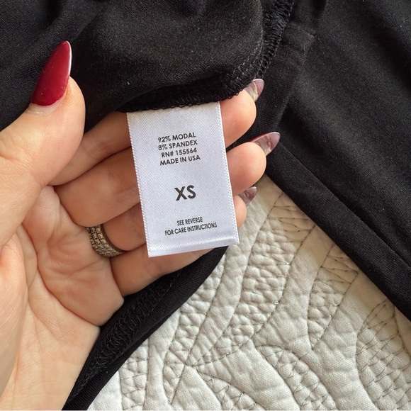 NWT - Mika Jaymes - Modal Hoodie - Black - Picture 6 of 10